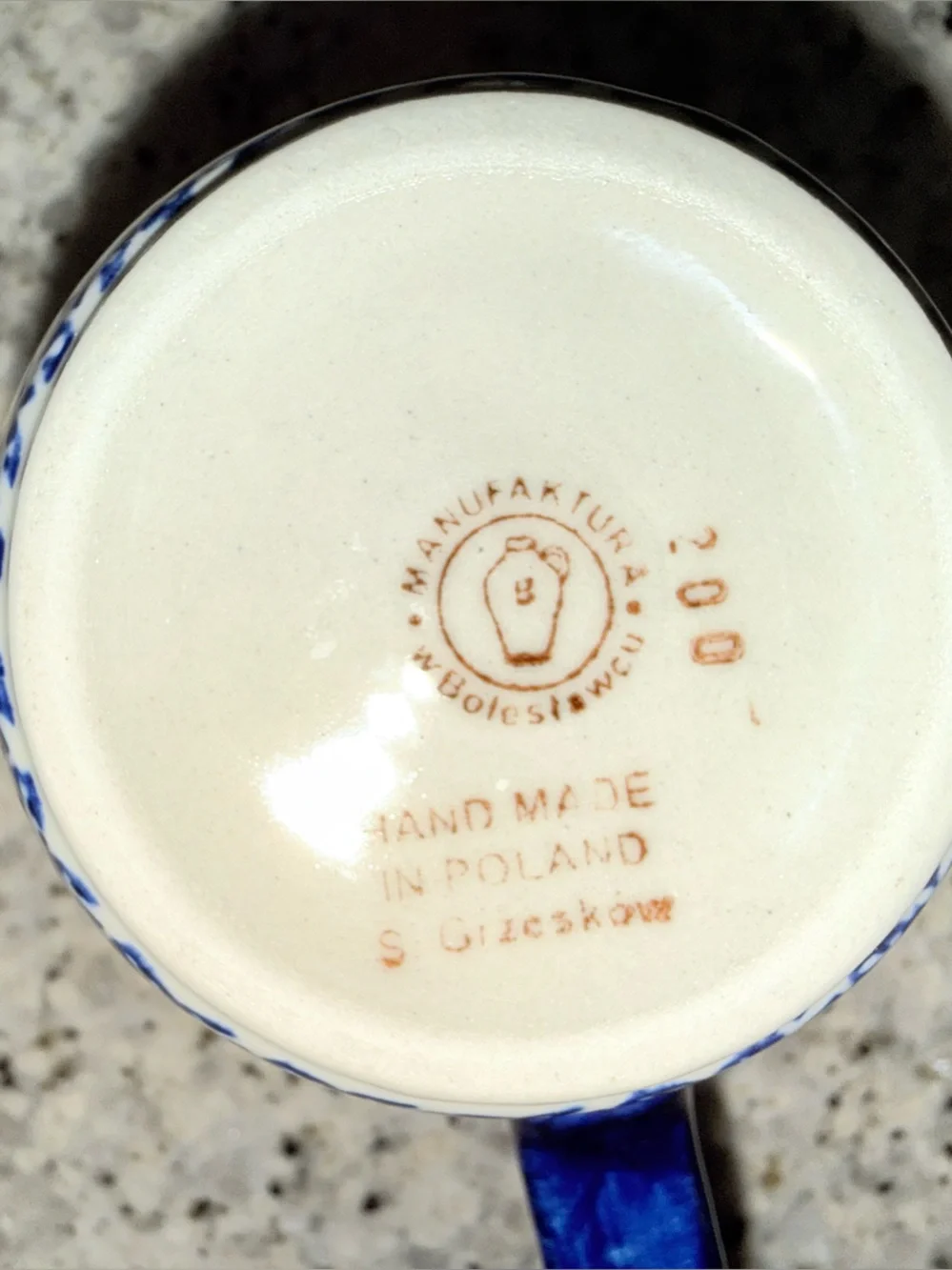 Polish Pottery mug